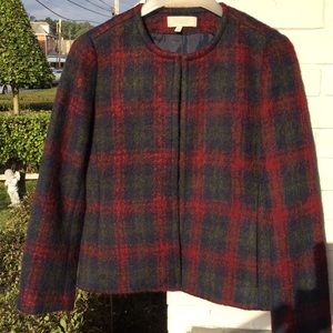 Talbots Petites Jacket/Blazer Plaid Size 6P NWOT